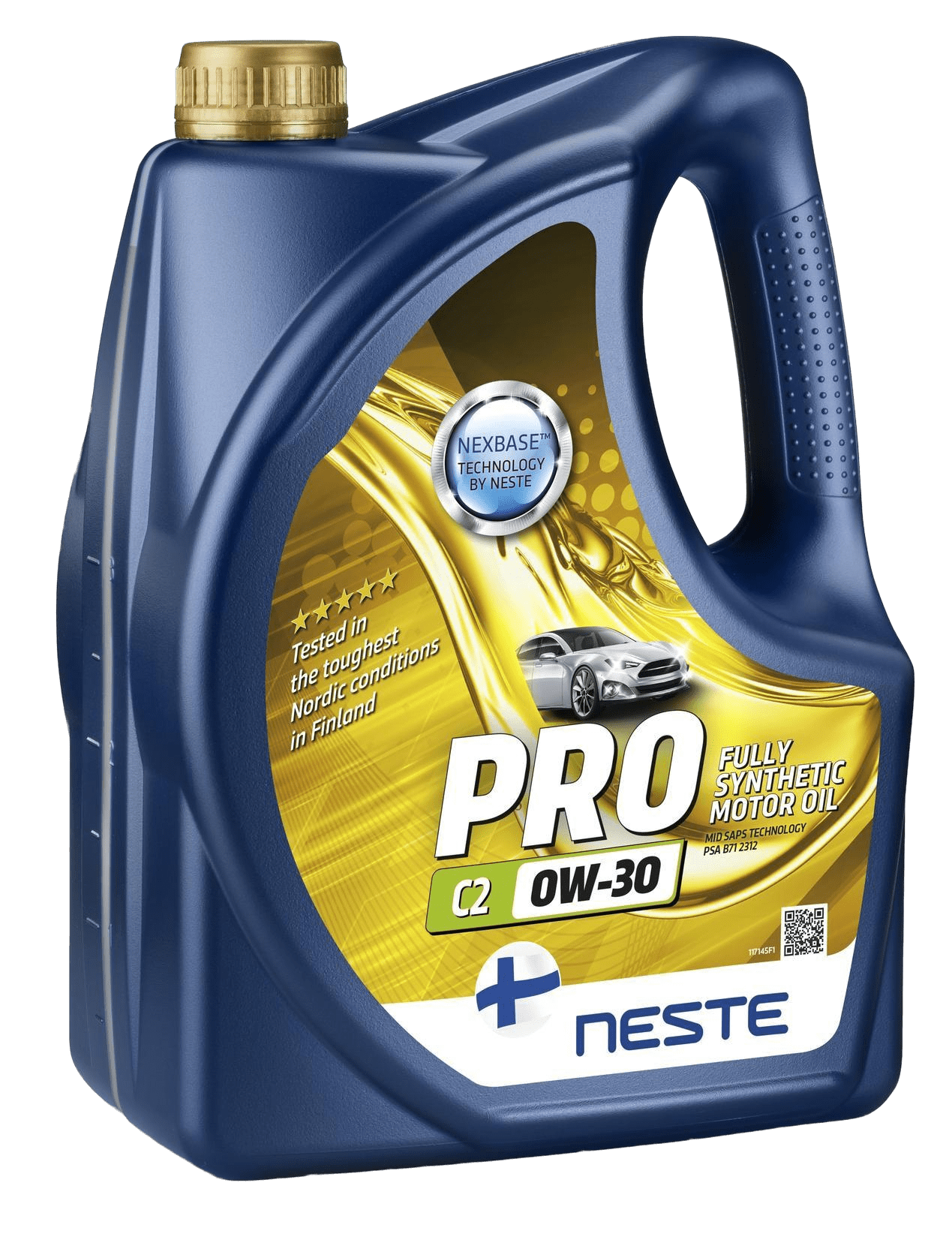 Моторное масло NESTE PRO C2 0W-30, 4л